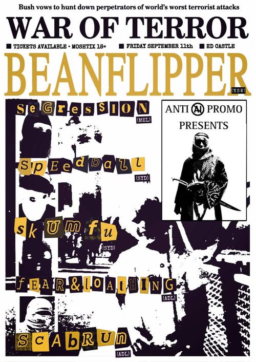 BEANFLIPPER - SEGRESSION - SPEEDBALL - SCUM FU - FEAR & LOATHING - SCAB RUN