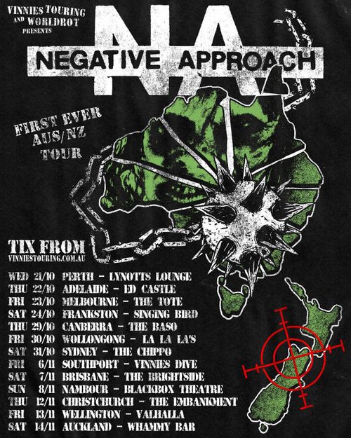 Negative Approach + Supports 18+