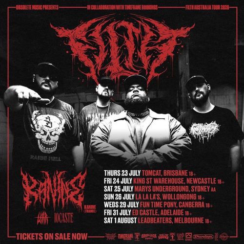 Filth (US) Australian Tour W/ KANINE (FRA) - Adelaide, SA