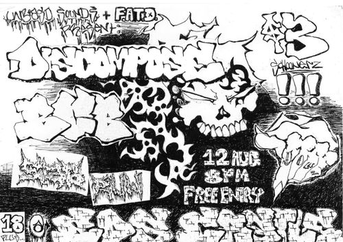 DISCOMPOSE - BIAS CREW BEATDOWN - SCAB RUN @ THE ED CASTLE 
